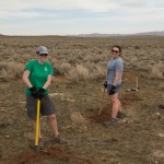 Digging trenches